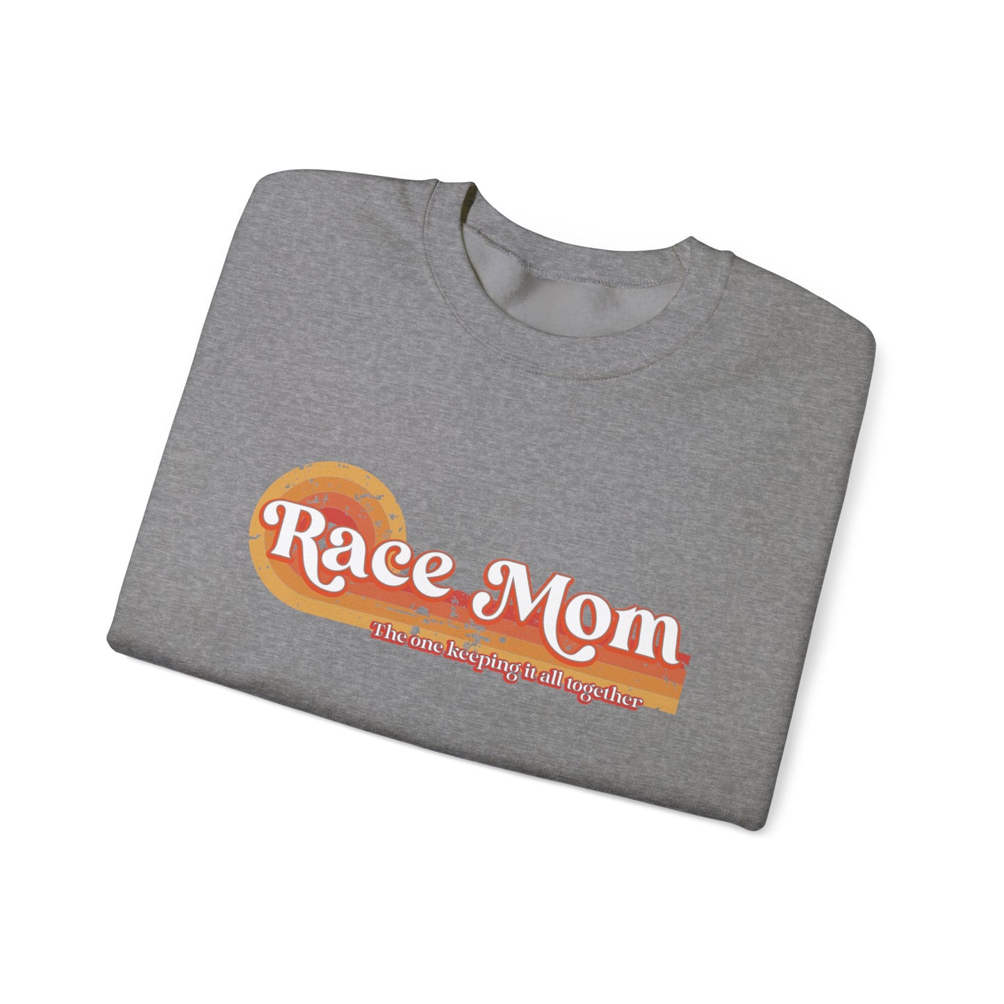 Race Mom Unisex Heavy Blend™ Crewneck Sweatshirt