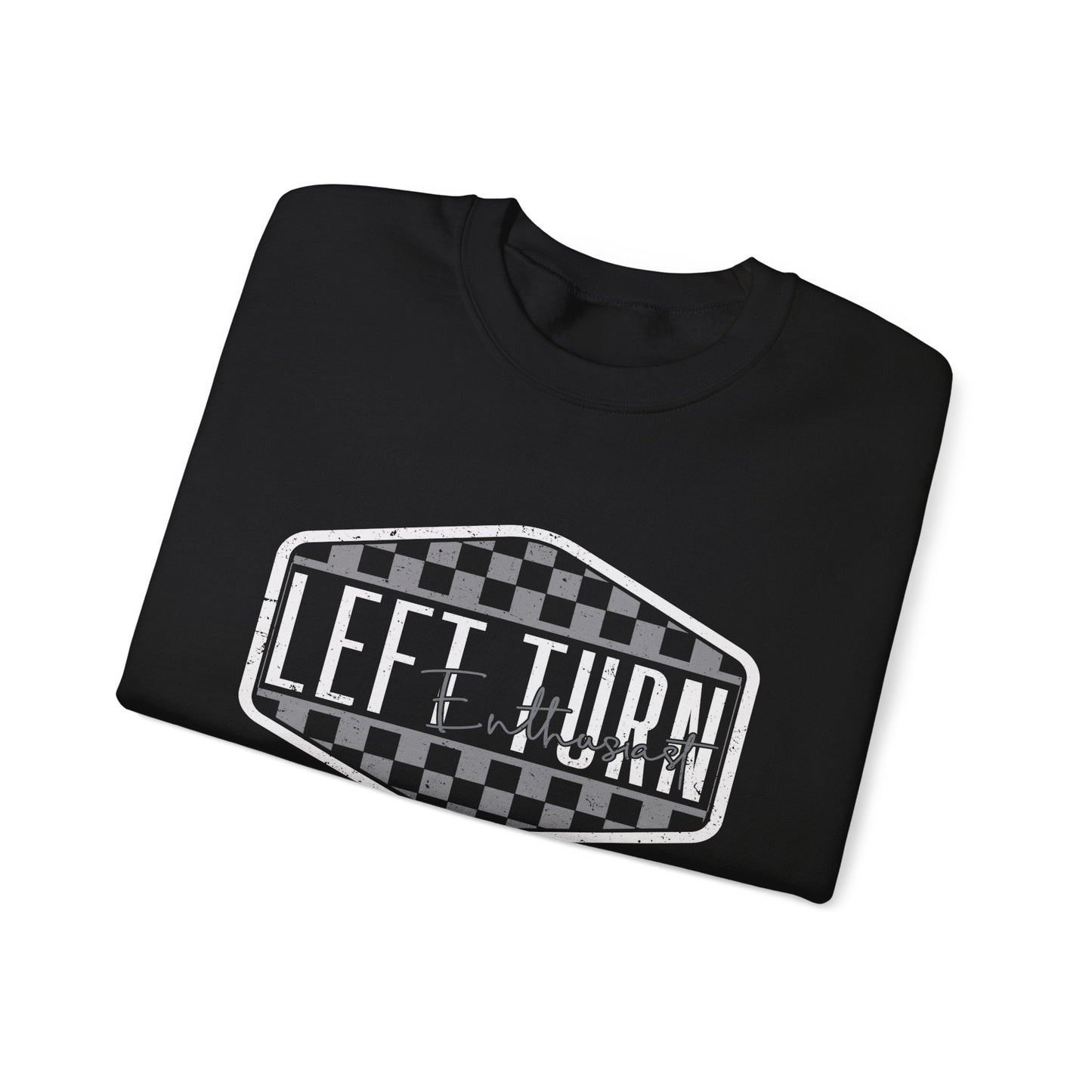 Left Turn Enthusiast Unisex Crewneck Sweatshirt