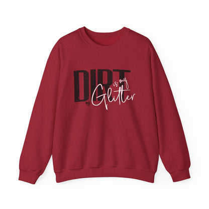 Dirt is my Glitter Unisex Heavy Blend™ Crewneck Sweatshirt