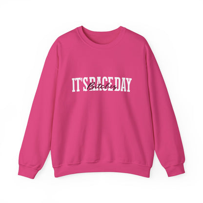 It's Race Day B Unisex Heavy Blend™ Crewneck Sweatshirt