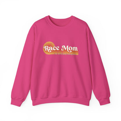 Race Mom Unisex Heavy Blend™ Crewneck Sweatshirt