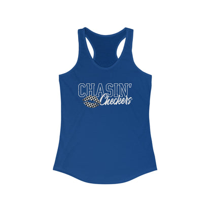 Chasin' Checkers Racerback Tank