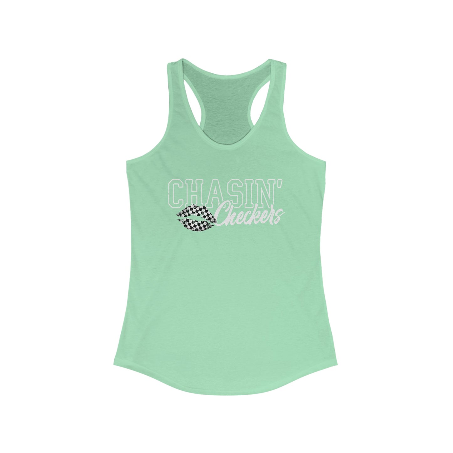 Chasin' Checkers Racerback Tank