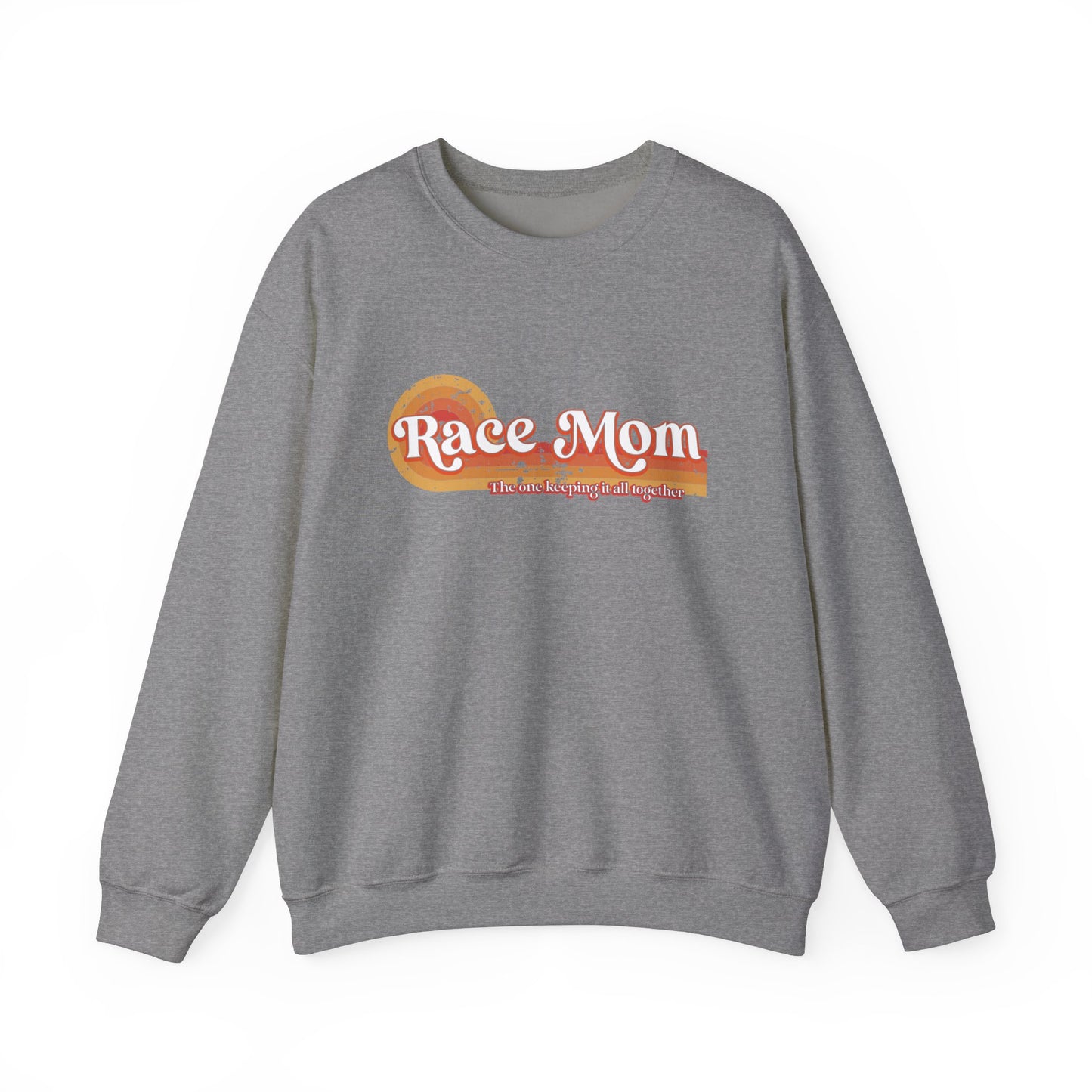 Race Mom Unisex Heavy Blend™ Crewneck Sweatshirt