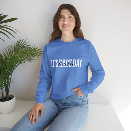 It's Race Day B Unisex Heavy Blend™ Crewneck Sweatshirt