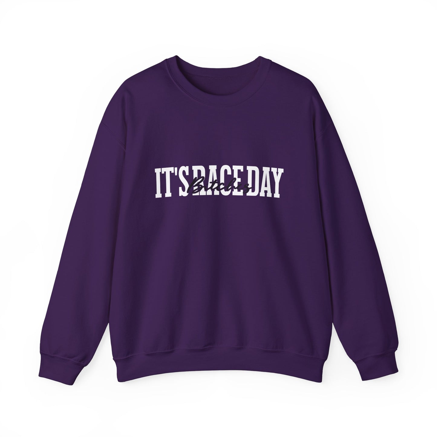 It's Race Day B Unisex Heavy Blend™ Crewneck Sweatshirt