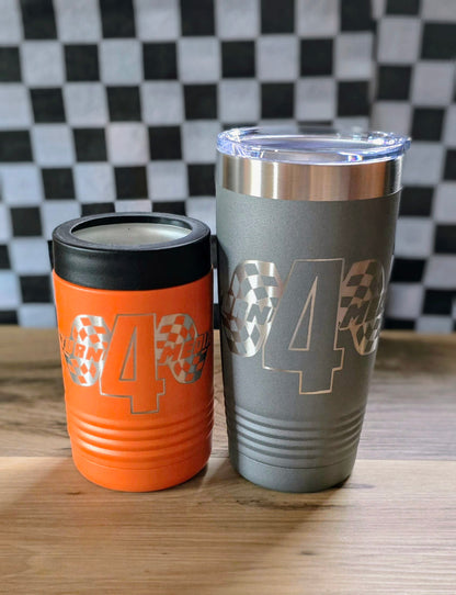 Turn 4 Media Engraved Tumbler