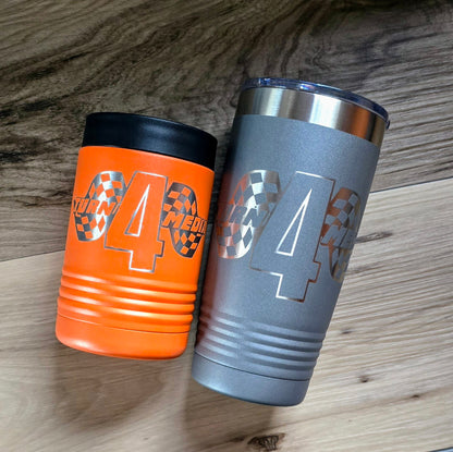 Turn 4 Media Engraved Tumbler