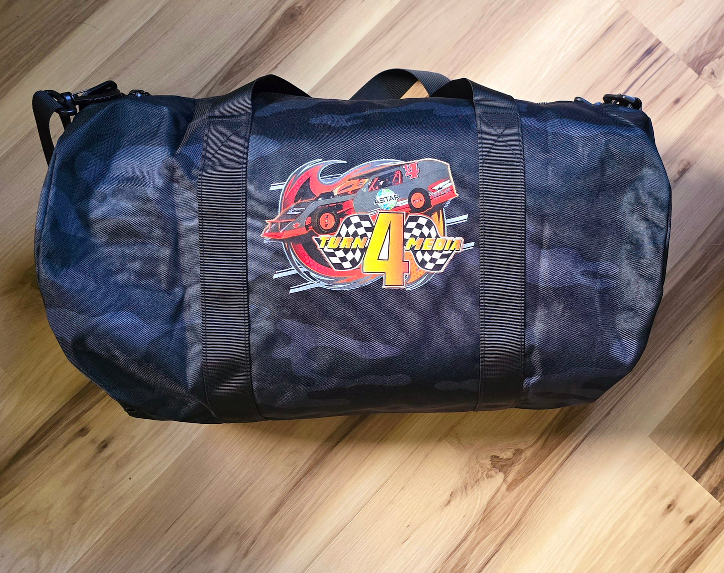 Turn 4 Media Race Gear Duffel Bag