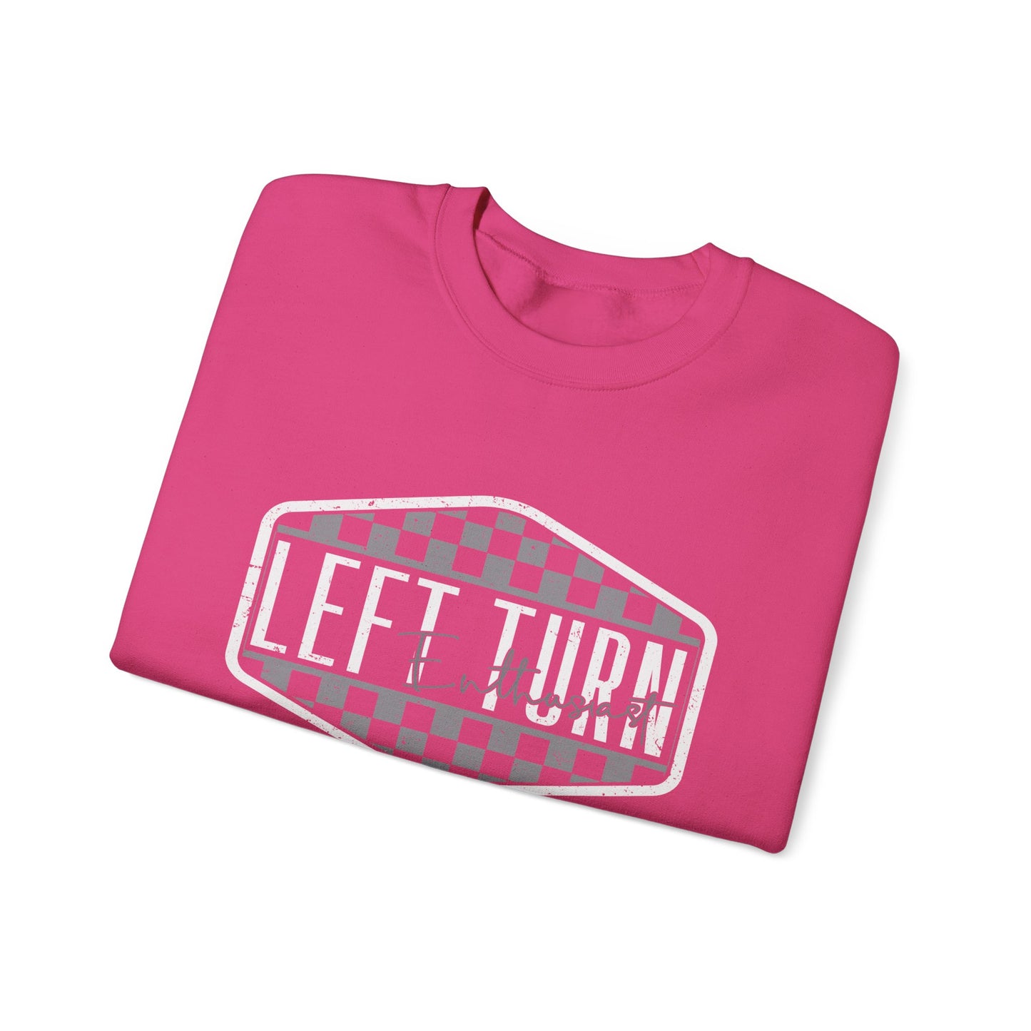 Left Turn Enthusiast Unisex Crewneck Sweatshirt