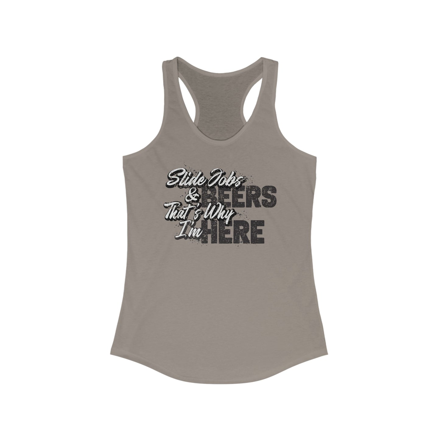 Slide Jobs & Beer Racerback Tank