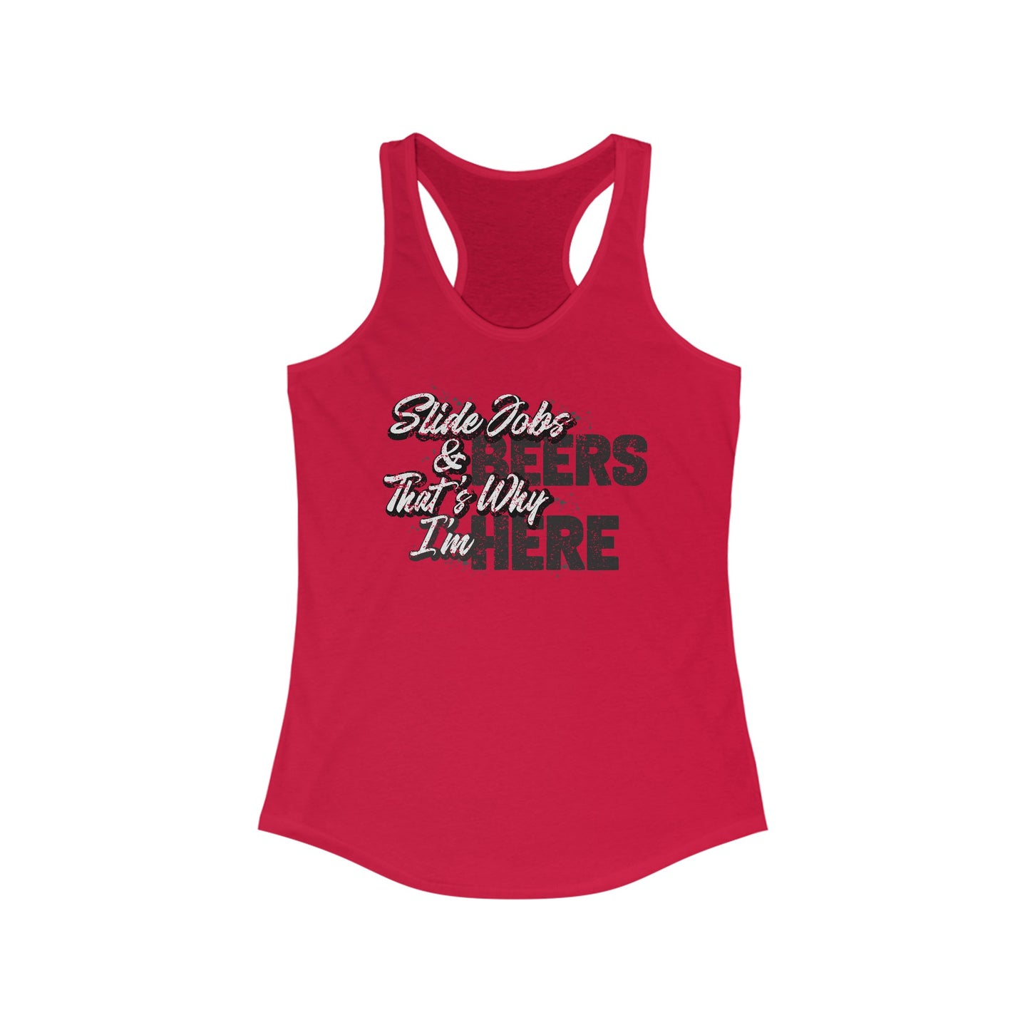 Slide Jobs & Beer Racerback Tank