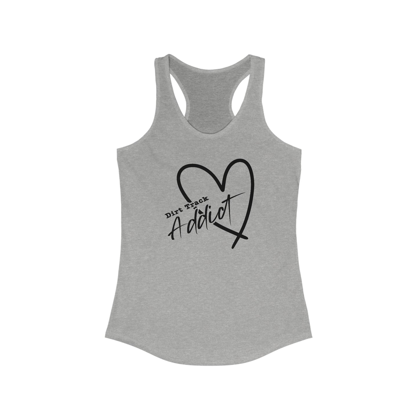 Dirt Track Addict Racerback Tank