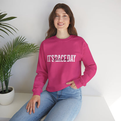 It's Race Day B Unisex Heavy Blend™ Crewneck Sweatshirt