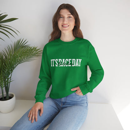 It's Race Day B Unisex Heavy Blend™ Crewneck Sweatshirt