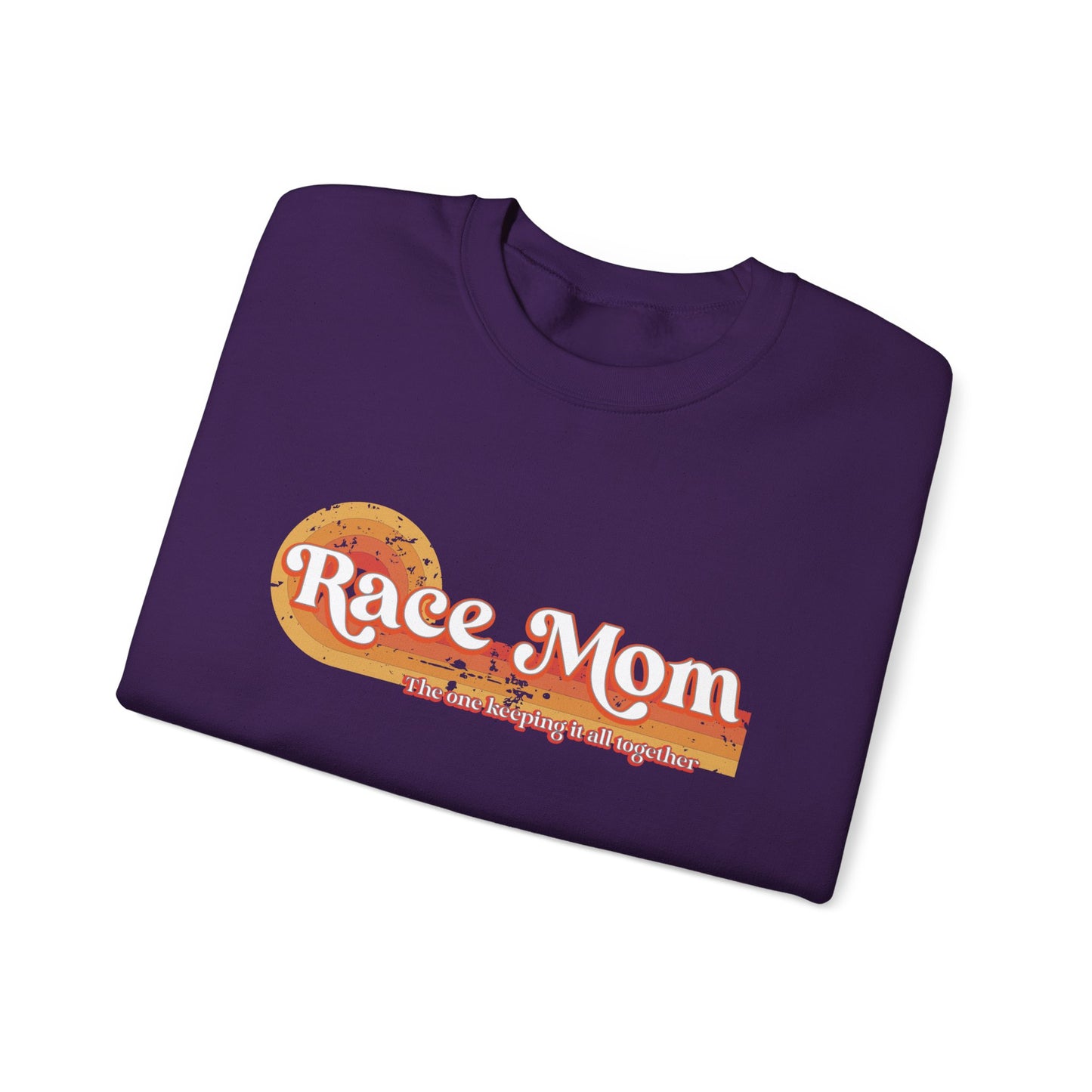 Race Mom Unisex Heavy Blend™ Crewneck Sweatshirt