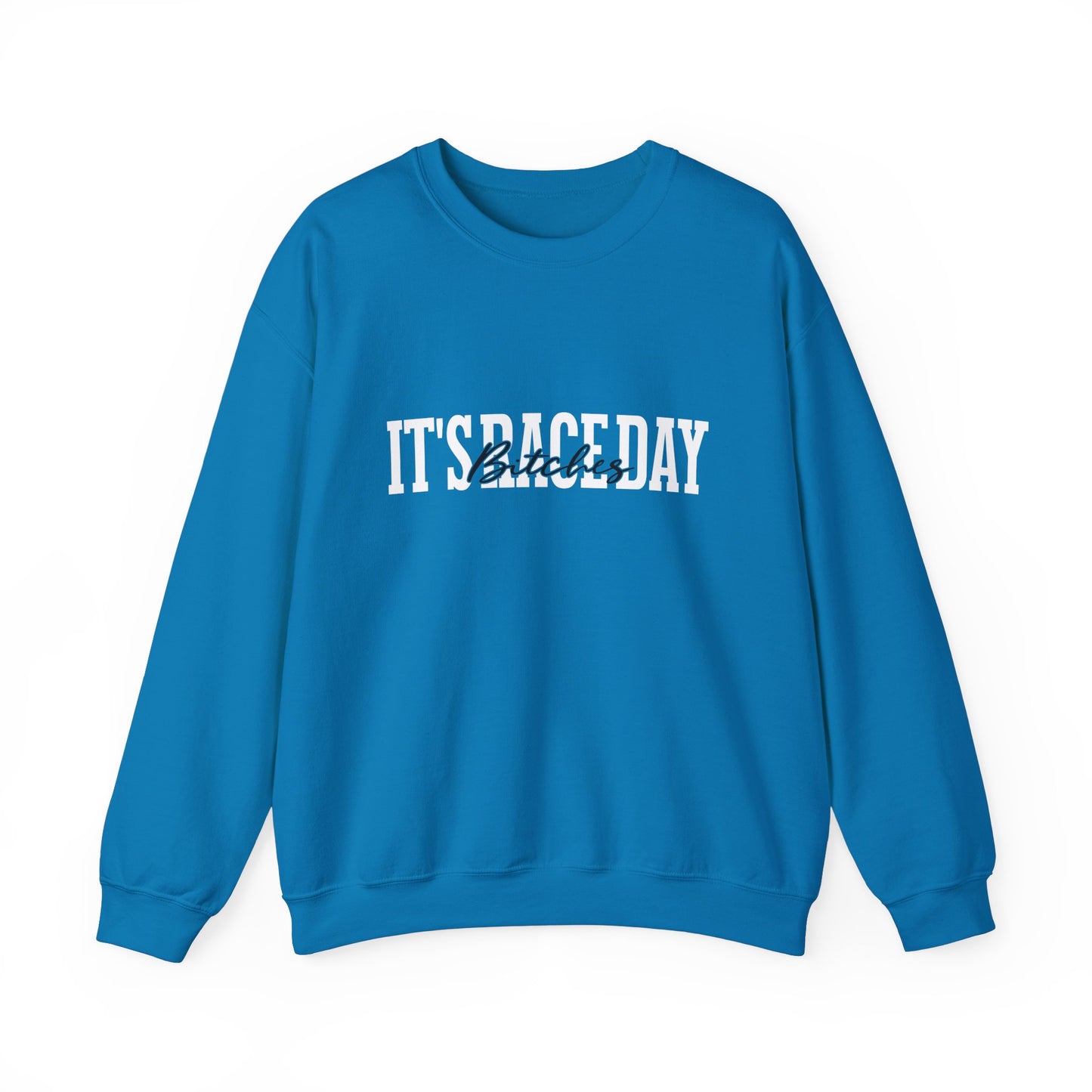 It's Race Day B Unisex Heavy Blend™ Crewneck Sweatshirt