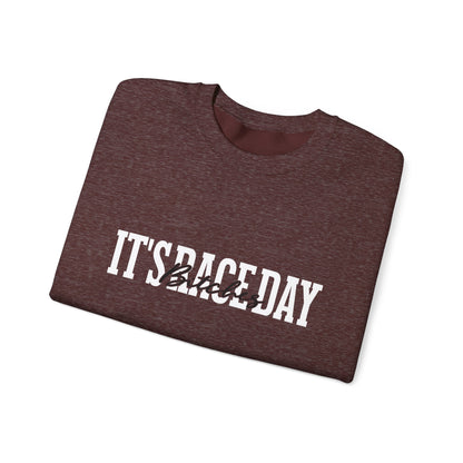 It's Race Day B Unisex Heavy Blend™ Crewneck Sweatshirt