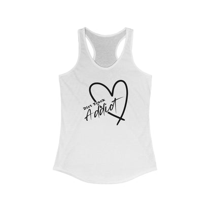 Dirt Track Addict Racerback Tank