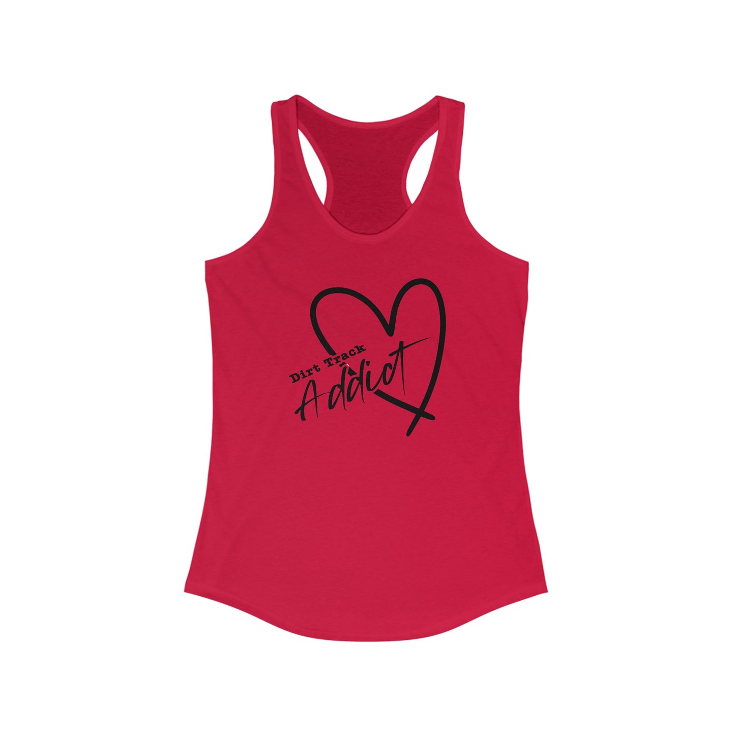 Dirt Track Addict Racerback Tank