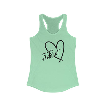 Dirt Track Addict Racerback Tank