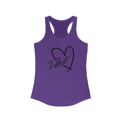 Dirt Track Addict Racerback Tank