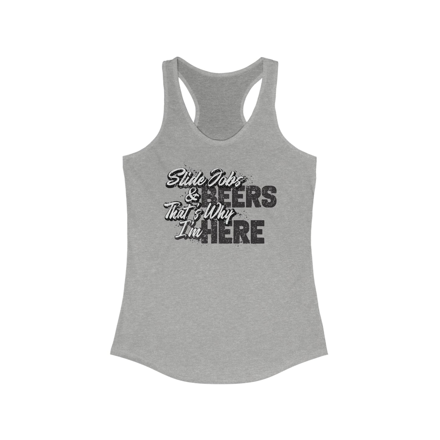 Slide Jobs & Beer Racerback Tank