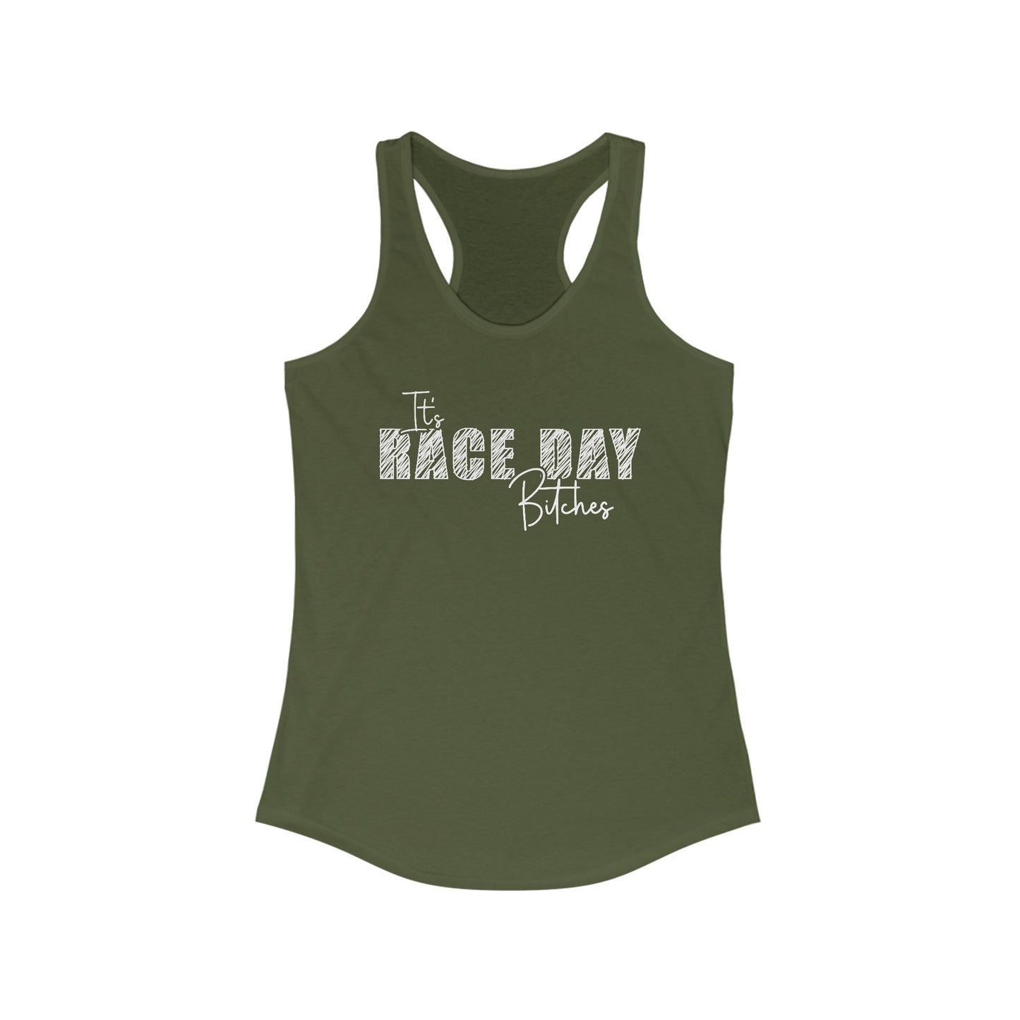 It's Race Day Racerback Tank