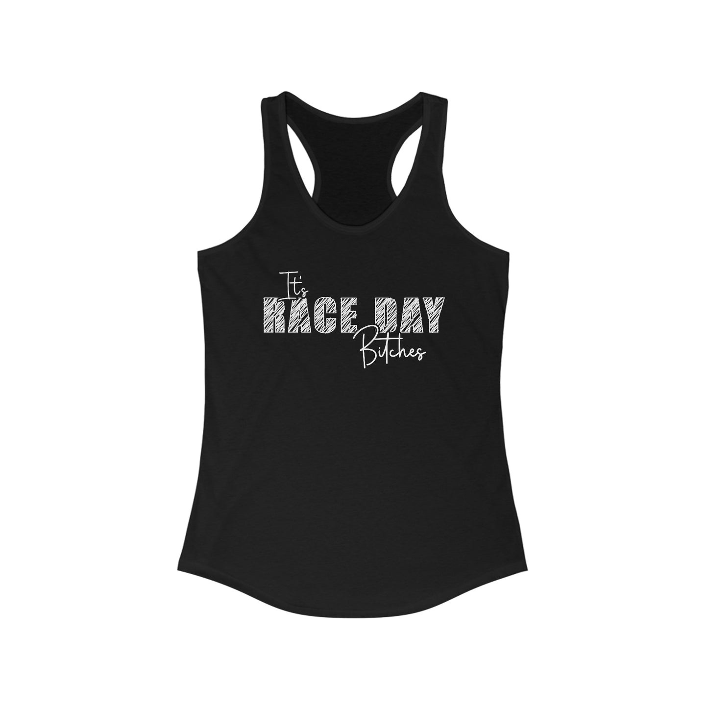 It's Race Day Racerback Tank