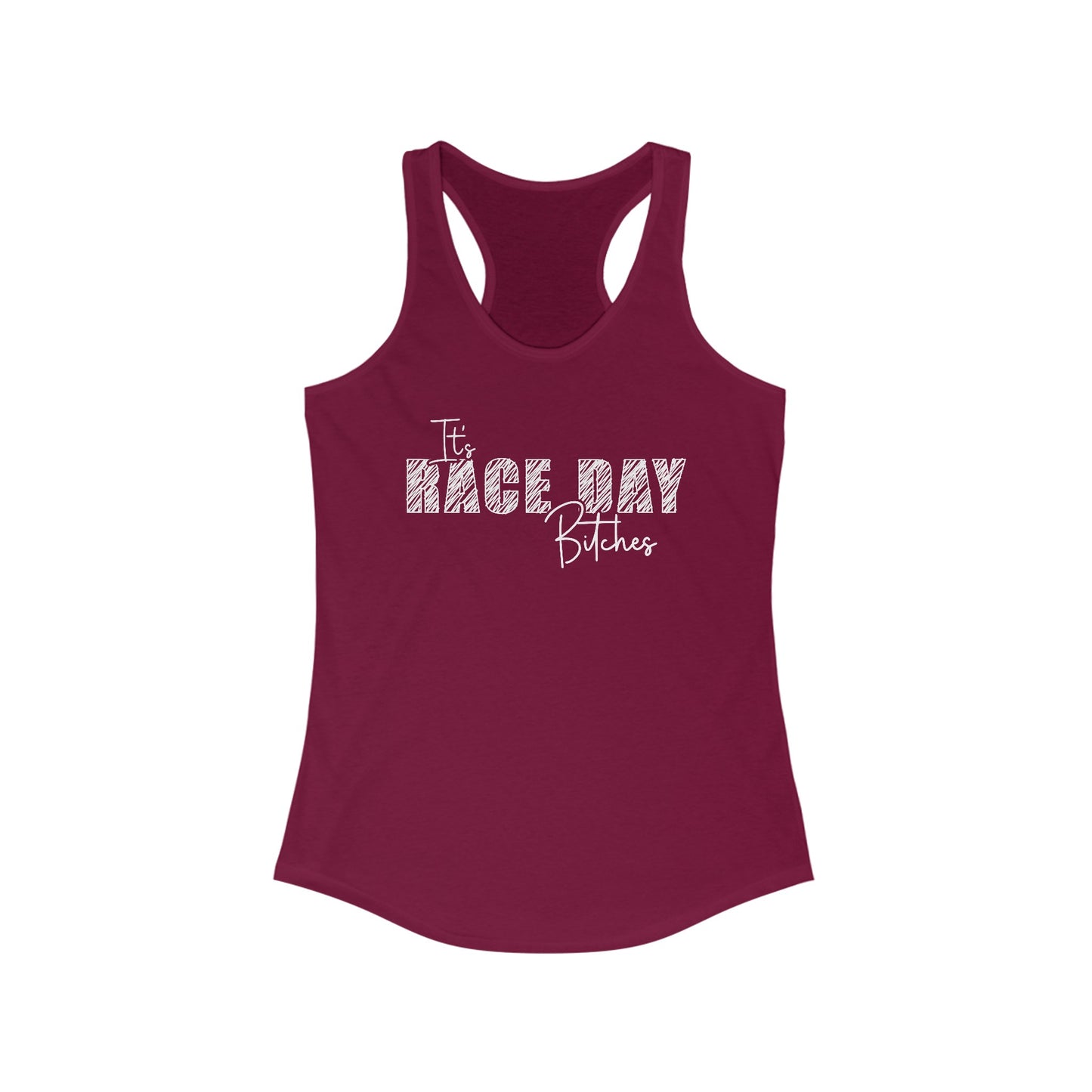 It's Race Day Racerback Tank