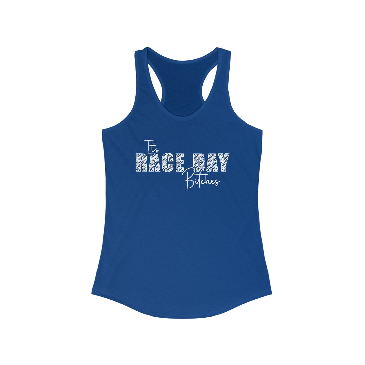 It's Race Day Racerback Tank