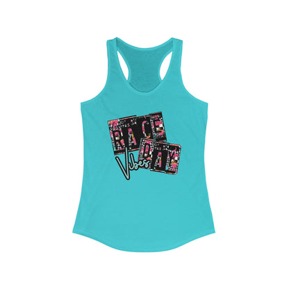 Race Day Vibes Racerback Tank