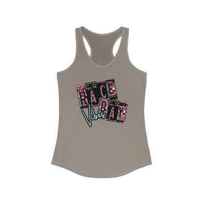 Race Day Vibes Racerback Tank