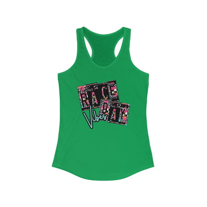 Race Day Vibes Racerback Tank