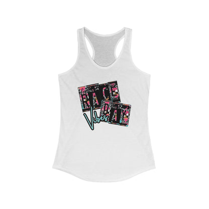 Race Day Vibes Racerback Tank