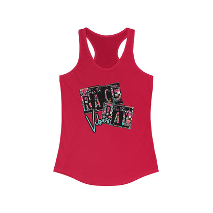 Race Day Vibes Racerback Tank