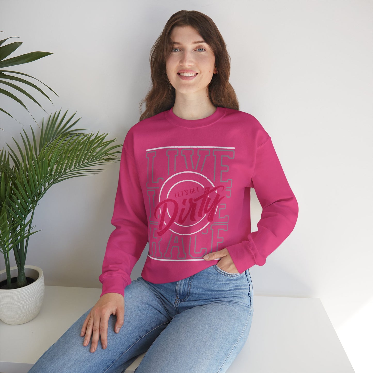 Let's Get Dirty Unisex Heavy Blend™ Crewneck Sweatshirt