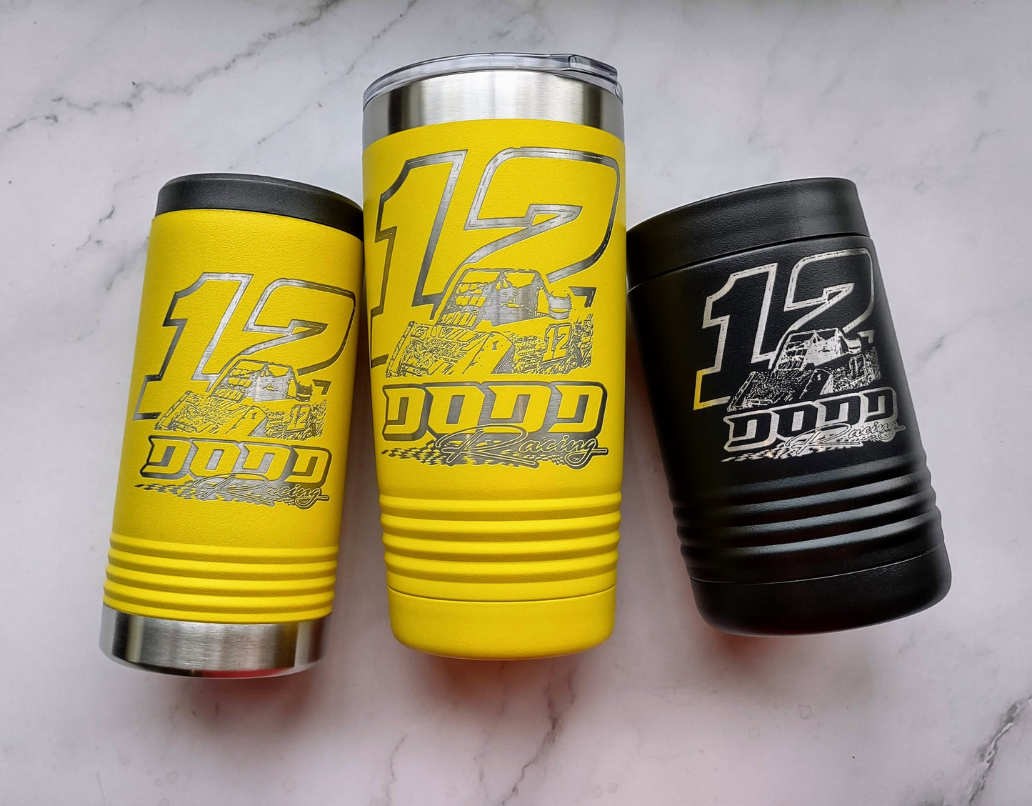 Custom Race Team Engraved Tumblers