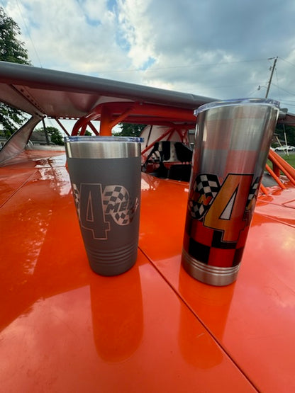 Turn 4 Media Engraved Tumbler